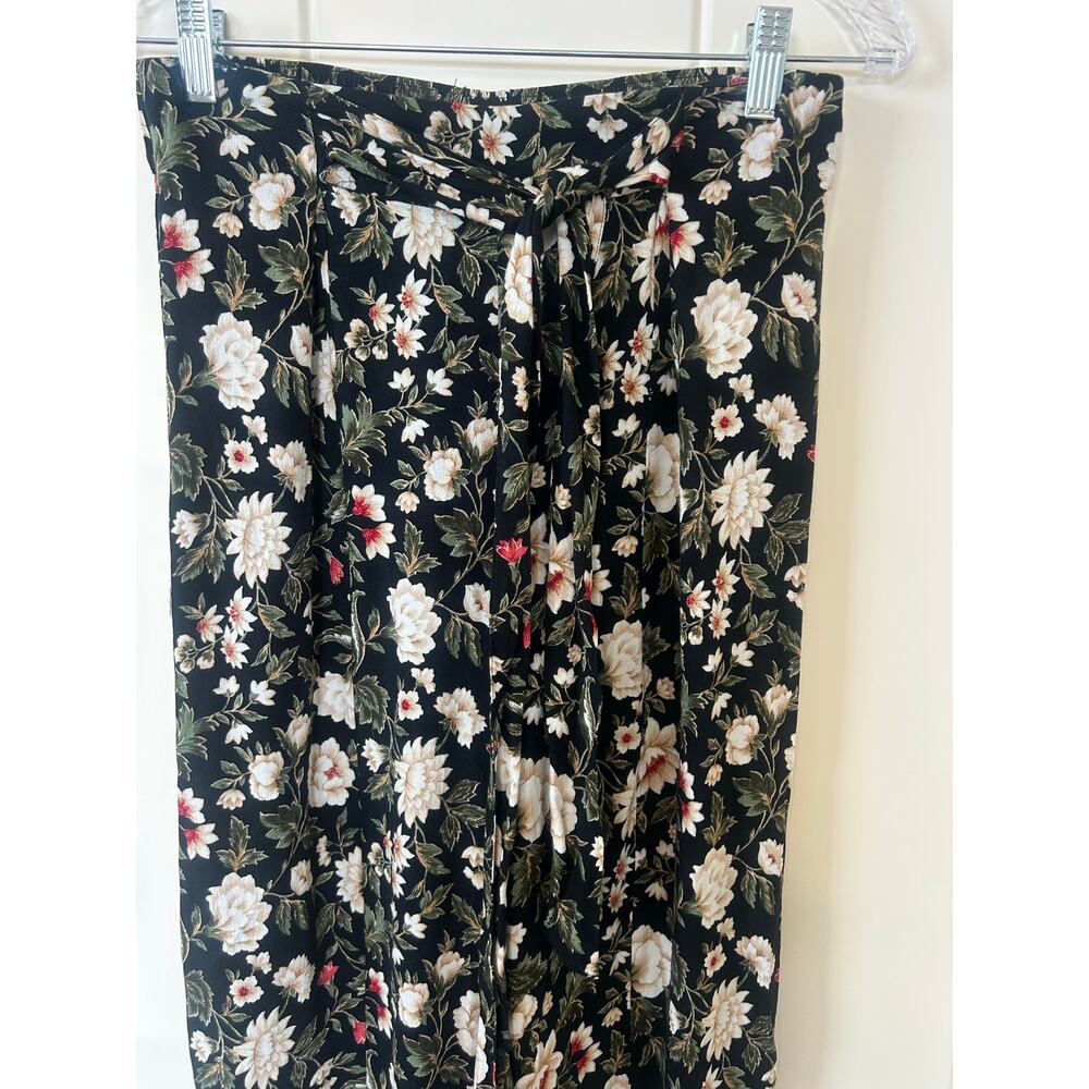 American Eagle 2 Piece Floral Boho Crop Top & Wide Leg Flowy Pant Set - Picture 5 of 8